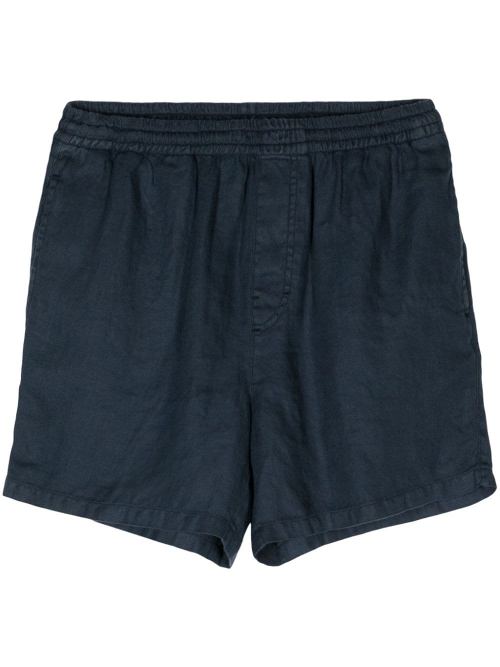 ASPESI drawstring hemp shorts Blauw