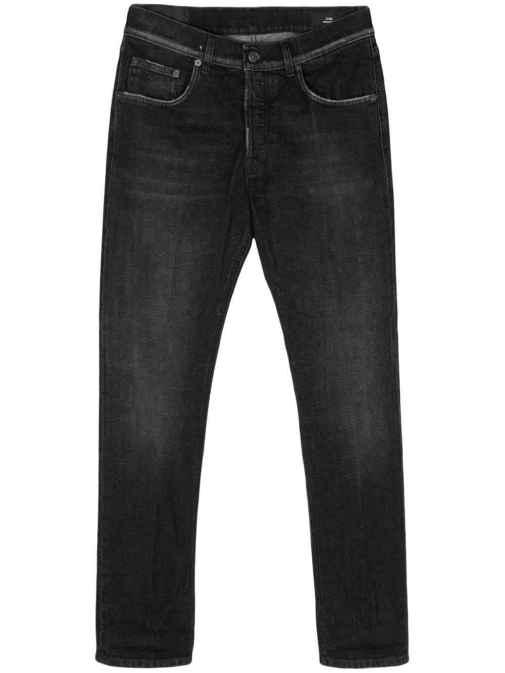 Dondup Slim-cut Jeans In Black