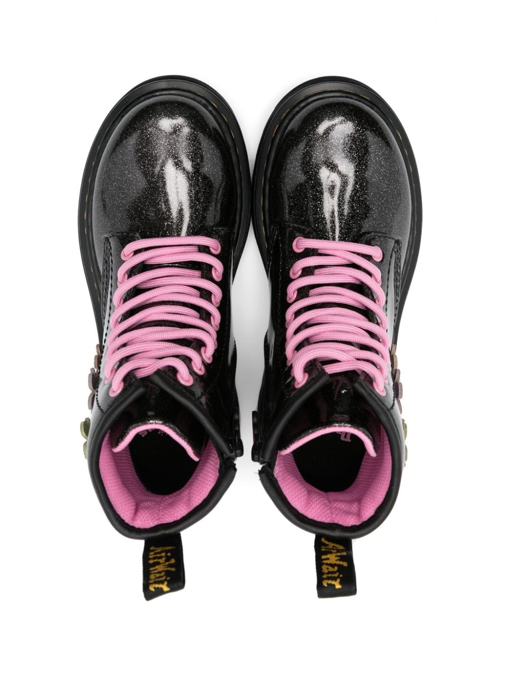 Shop Dr. Martens' 1460 Glitter-detail Ankle Boots In Black