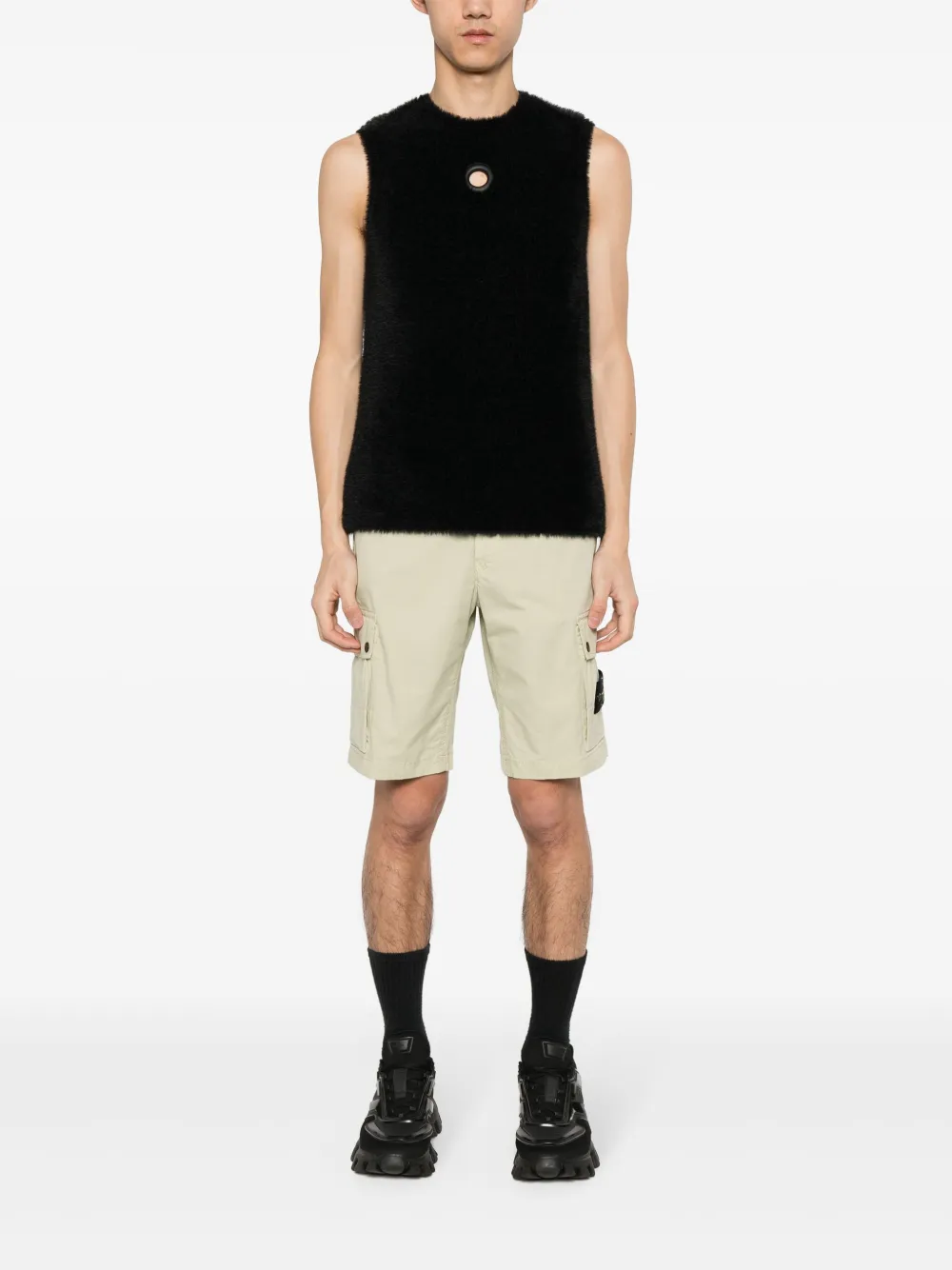 Stone Island Cargo shorts - Groen