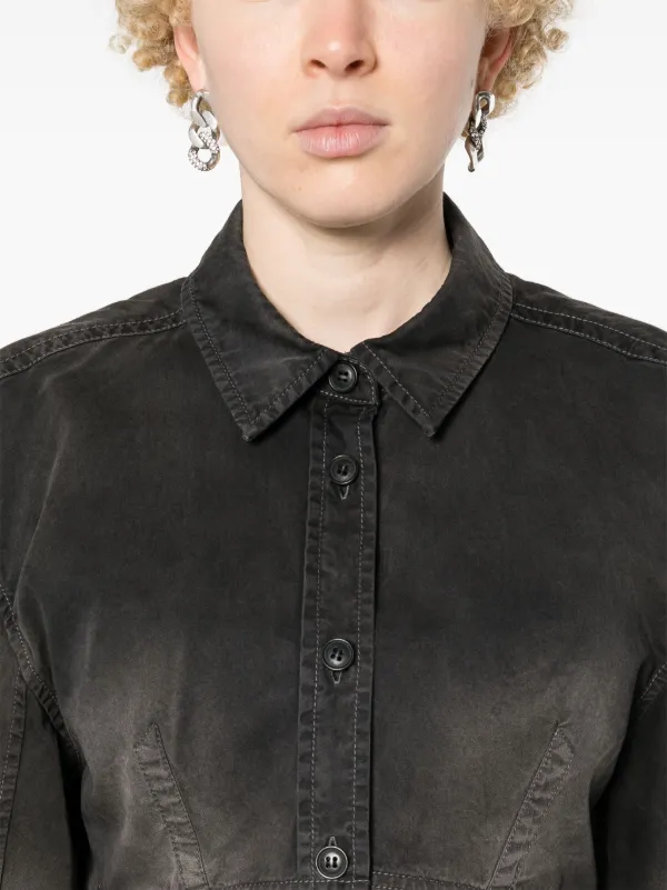 alexander wangグレー クロップドトップス