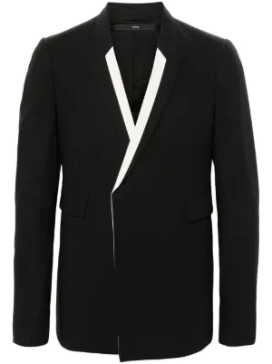 ジャケット SAPIO DOUBLE BREASTED BLAZER JACKET SAPIO double-breasted Tailored Blazer | Black | FARFETCH