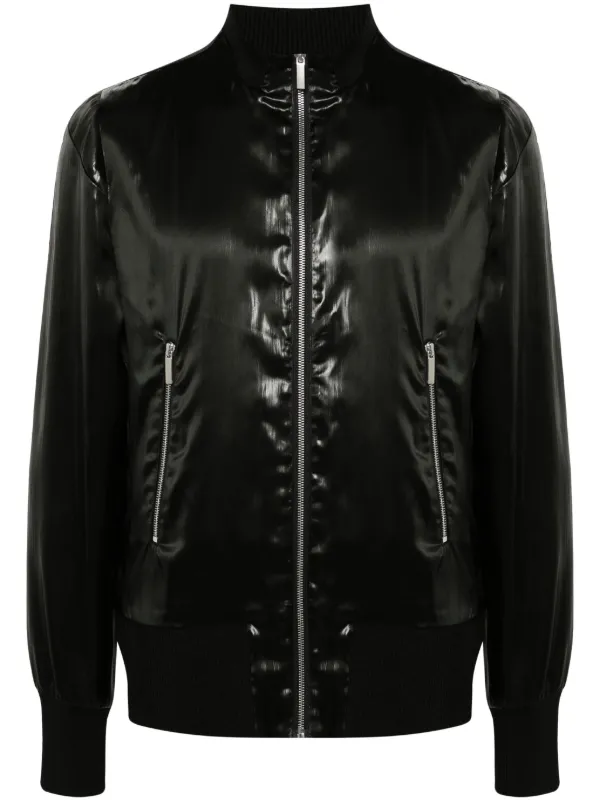 SAPIO Veste à Effet Ciré Noir FARFETCH DZ