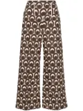 'S Max Mara Bray high-waist palazzo trousers - Brown