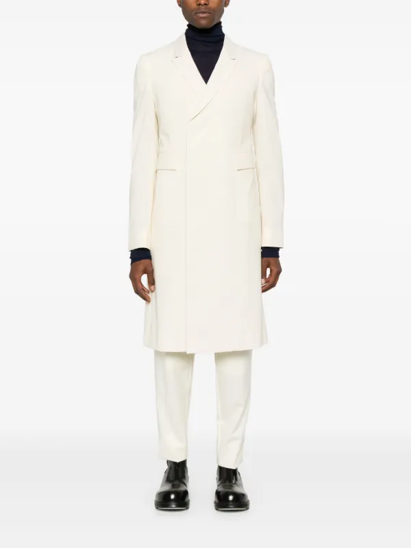 SAPIO N° 2 DOUBLE-BREASTED WOOL COAT SAPIO Wool Coat | Neutrals | FARFETCH