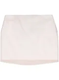 Sportmax double-layer silk miniskirt - Pink