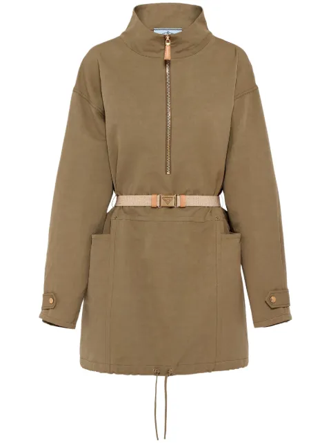 Prada drawstring-hem parka