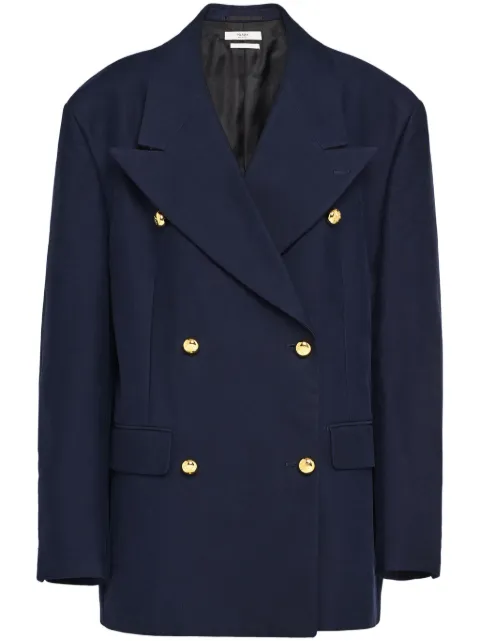 Prada double-breasted cotton blazer 