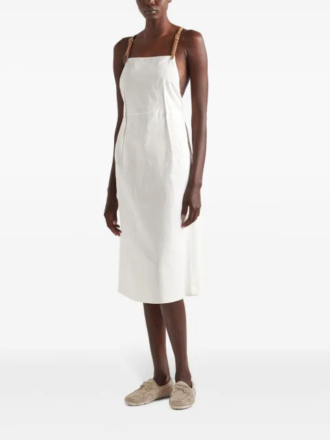 Prada linen midi dress P3L60ESOOO14CF - 1