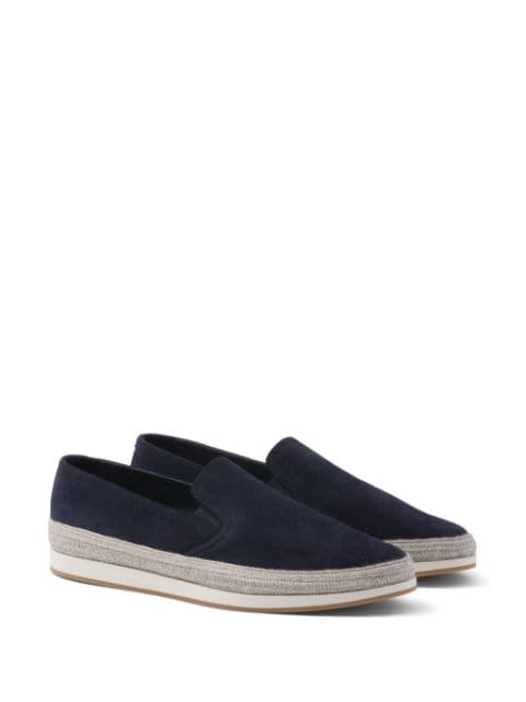 almond-toe suede espadrilles 