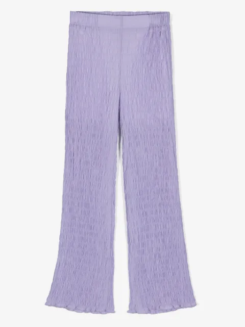 La Stupenderia gathered-detail trousers