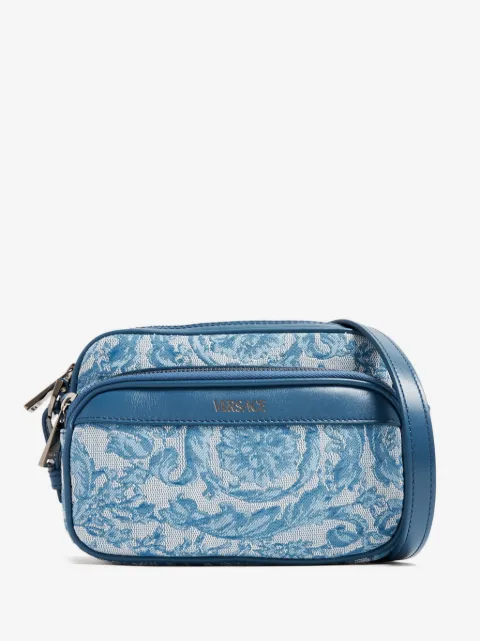 Versace Barocco 印花邮差包