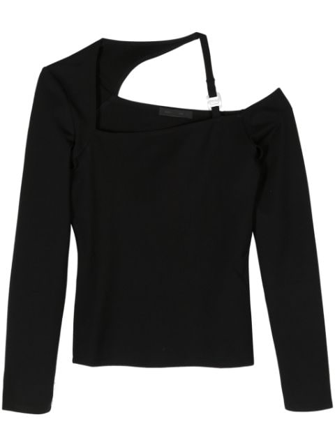 HELIOT EMIL open-shoulder long-sleeve top