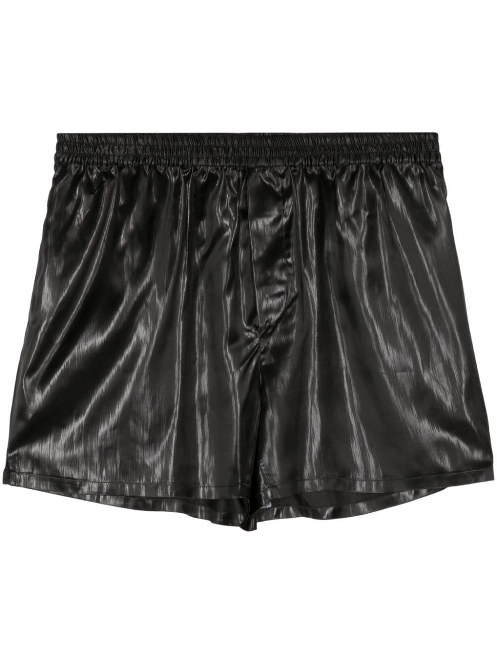 SAPIO Shorts met elastische taille Zwart