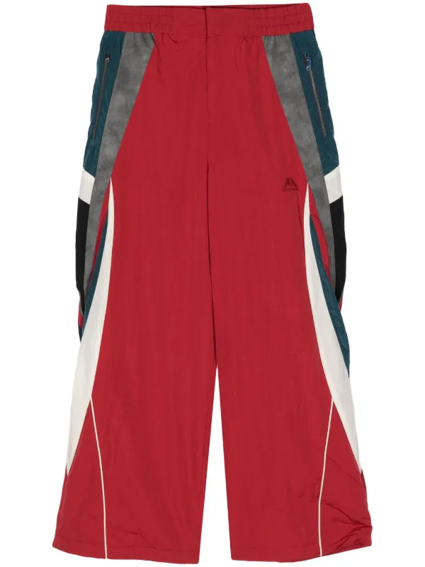 Red colour track pants online