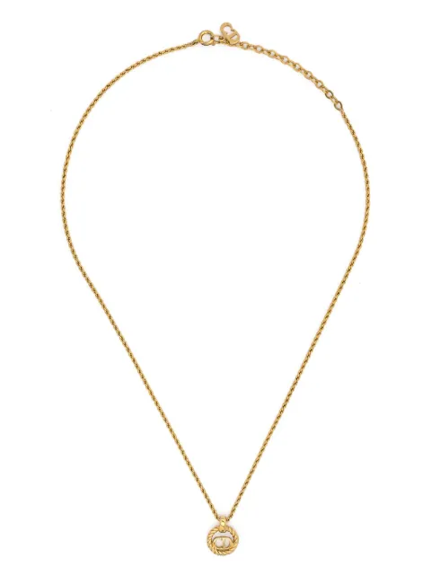 Christian Dior Pre-Owned 1990s pendant necklace