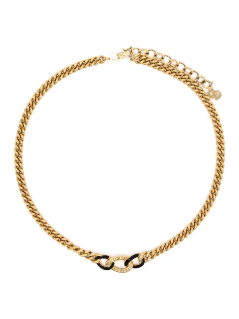 Christian Dior Pre-Owned 1990s halsketting met Cubaanse ketting
