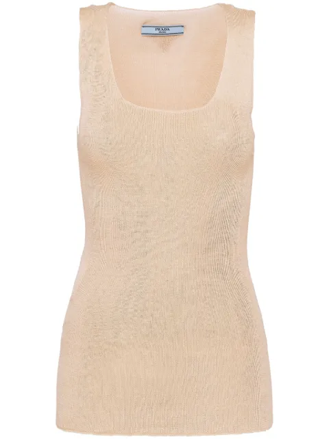Prada Geripptes Tanktop