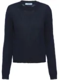 Prada crew-neck cashmere jumper - Blue