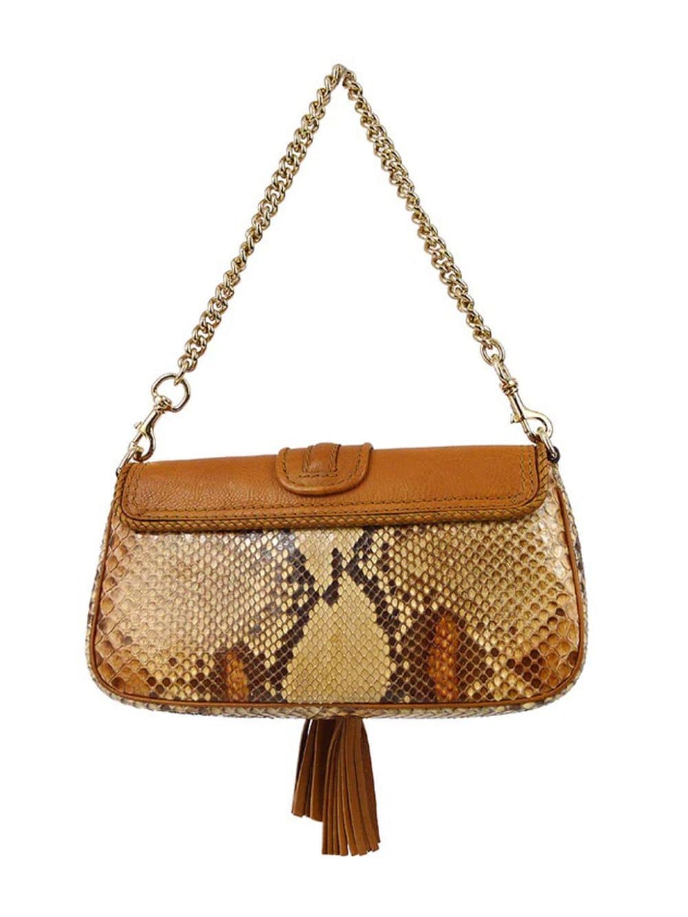 Pre-owned Gucci Marrakech Shoulder Bag In Brown