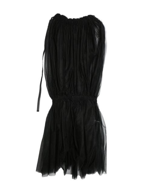 Noir Kei Ninomiya mesh strapless dress