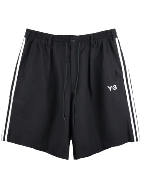 Y-3 logo-print track shorts