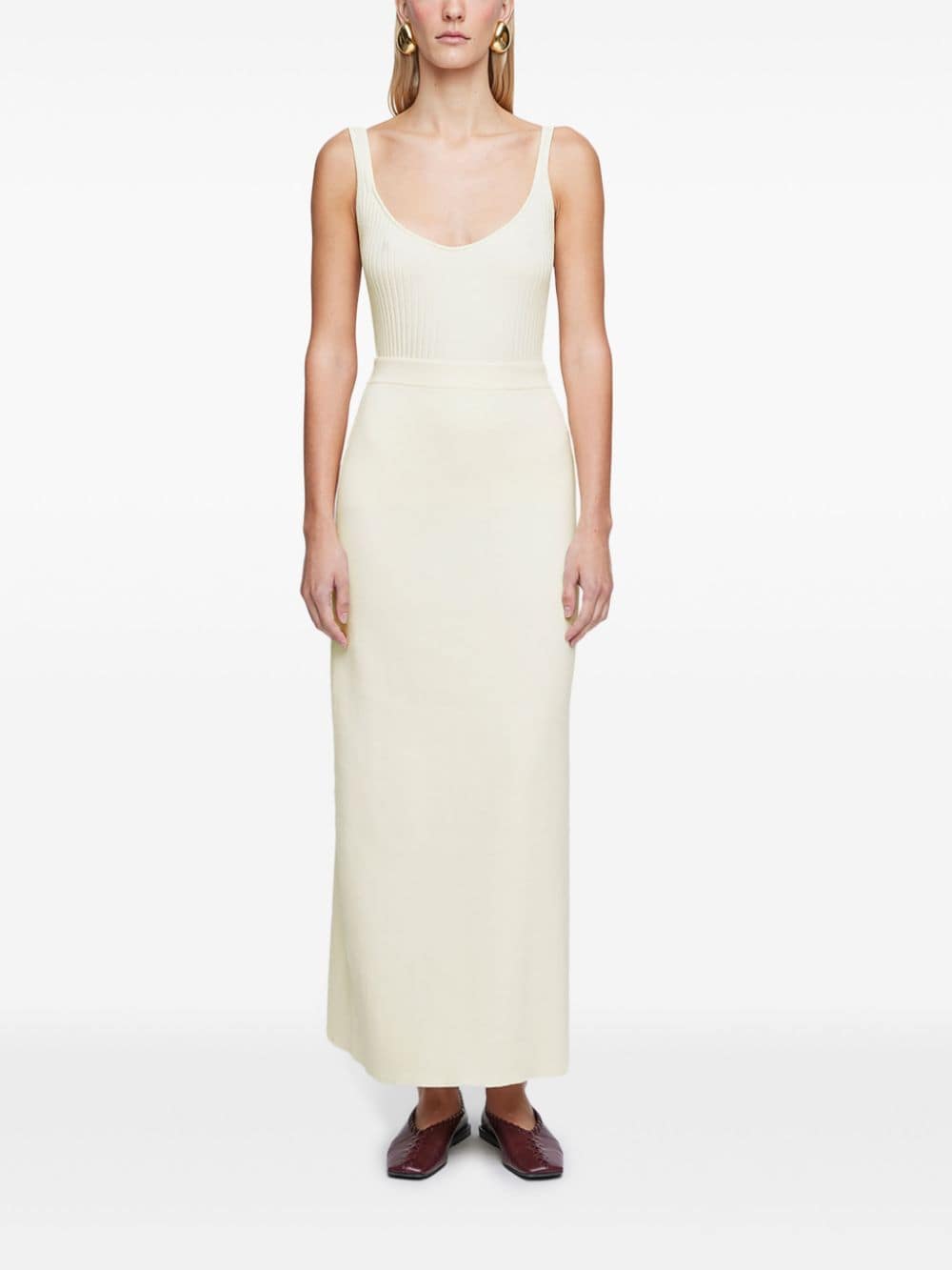 Anna Quan Ines maxi skirt - Beige