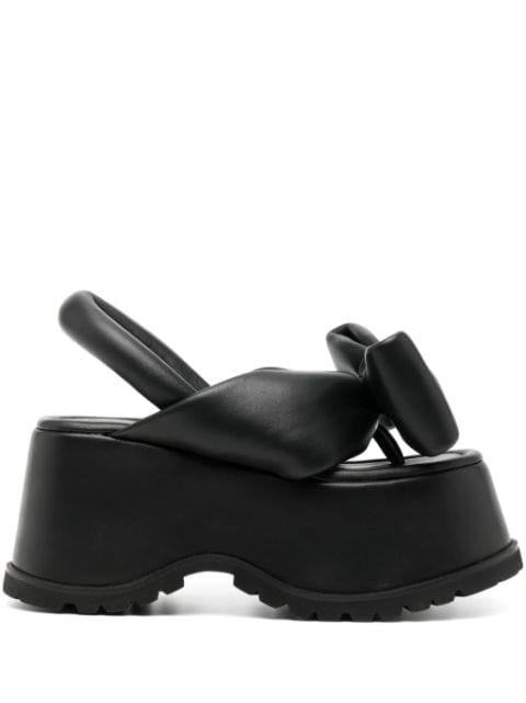 Melitta Baumeister bow platform sandals