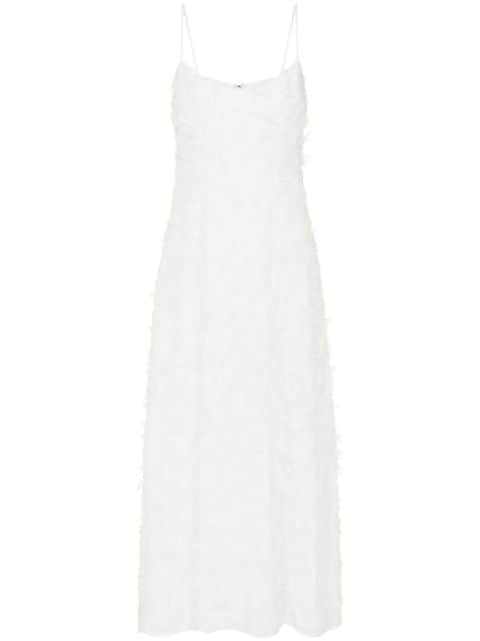 Anna Quan Stella Dandelion-appliqué maxi dress