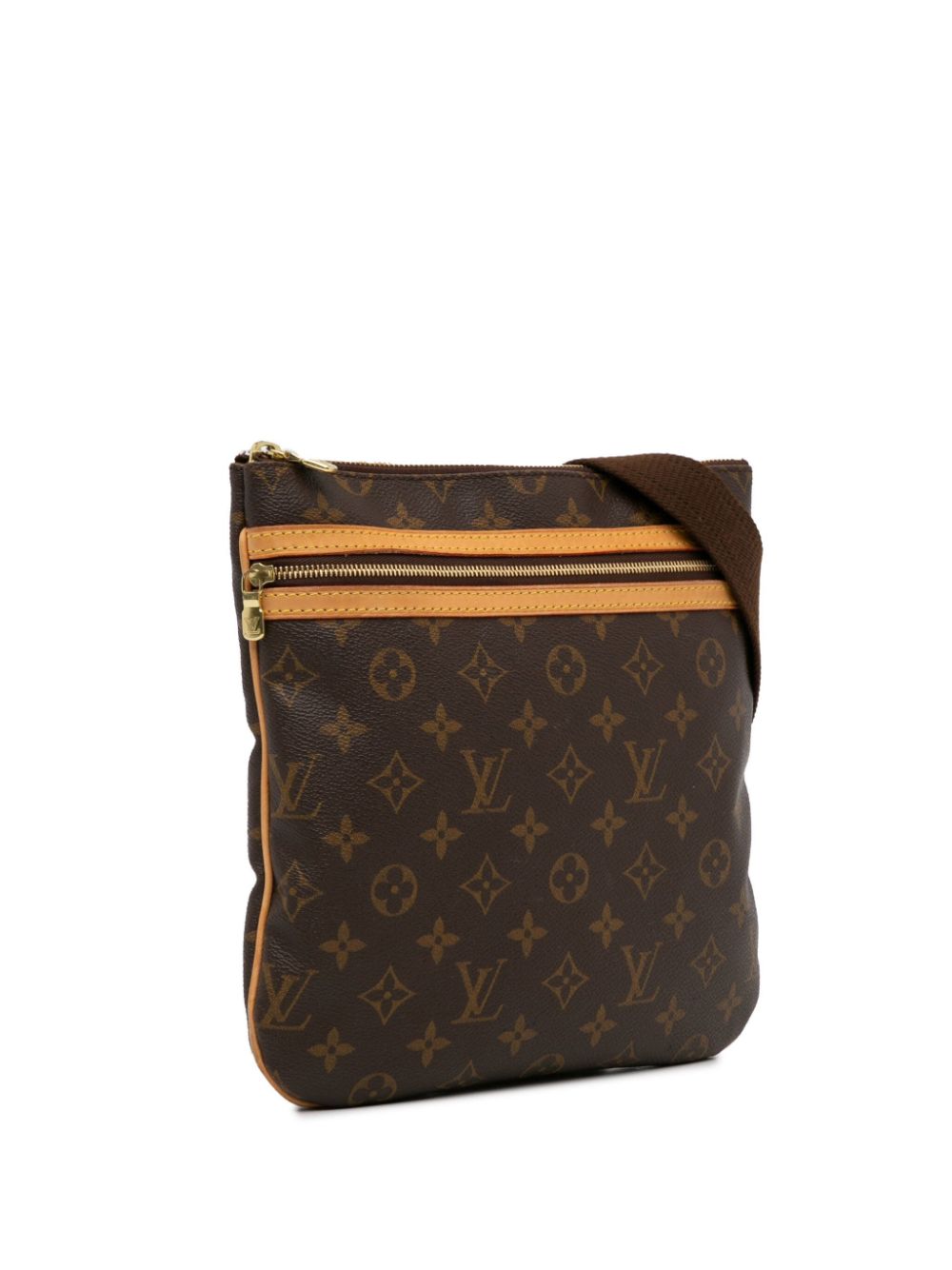 Louis Vuitton Pre-Owned 2008 Pre-Owned Louis Vuitton Monogram Pochette Bosphore Crossbody Bag - Bruin