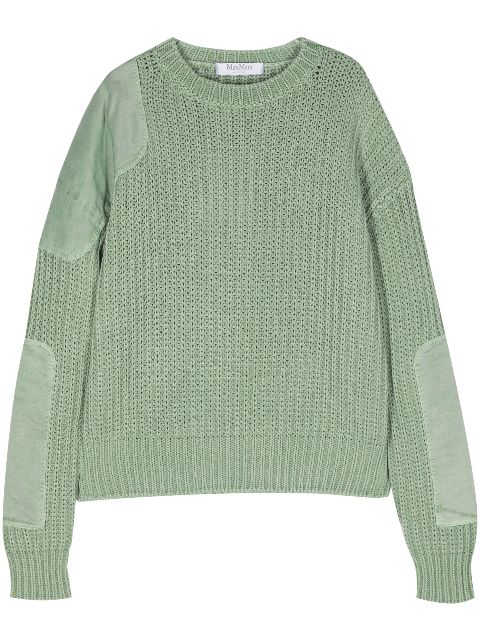 Max Mara Abisso denim-patchwork jumper Women