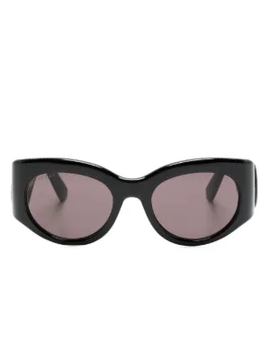 Gucci Eyewear キャットアイ サングラス | ブラック | FARFETCH JP