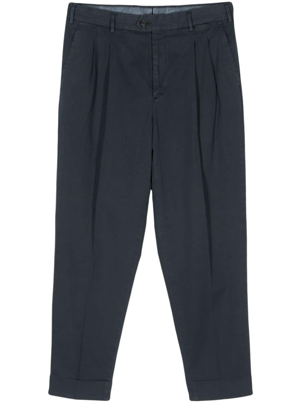 PT Torino The Reporter low-rise tapered trousers Blauw