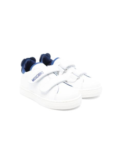 Moschino Kids Teddy Bear-patch sneakers