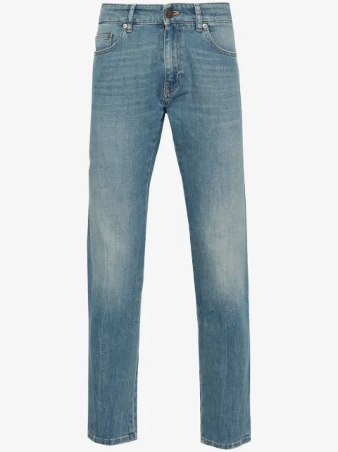 PT Torino stonewashed slim-cut jeans