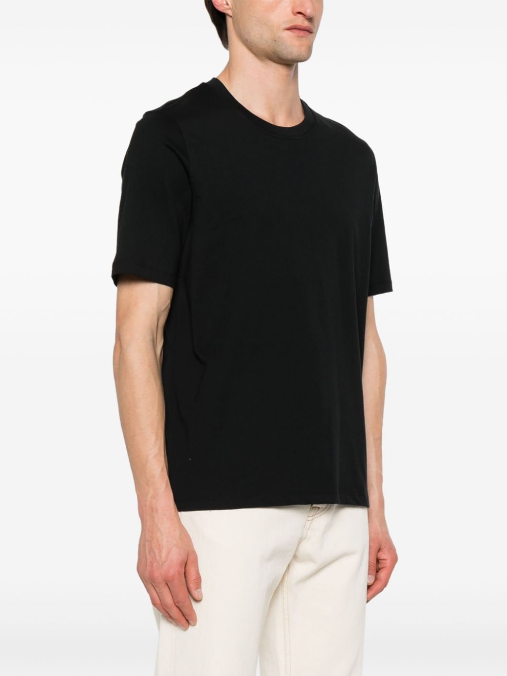 Shop Majestic Organic Cotton T-shirt In Black