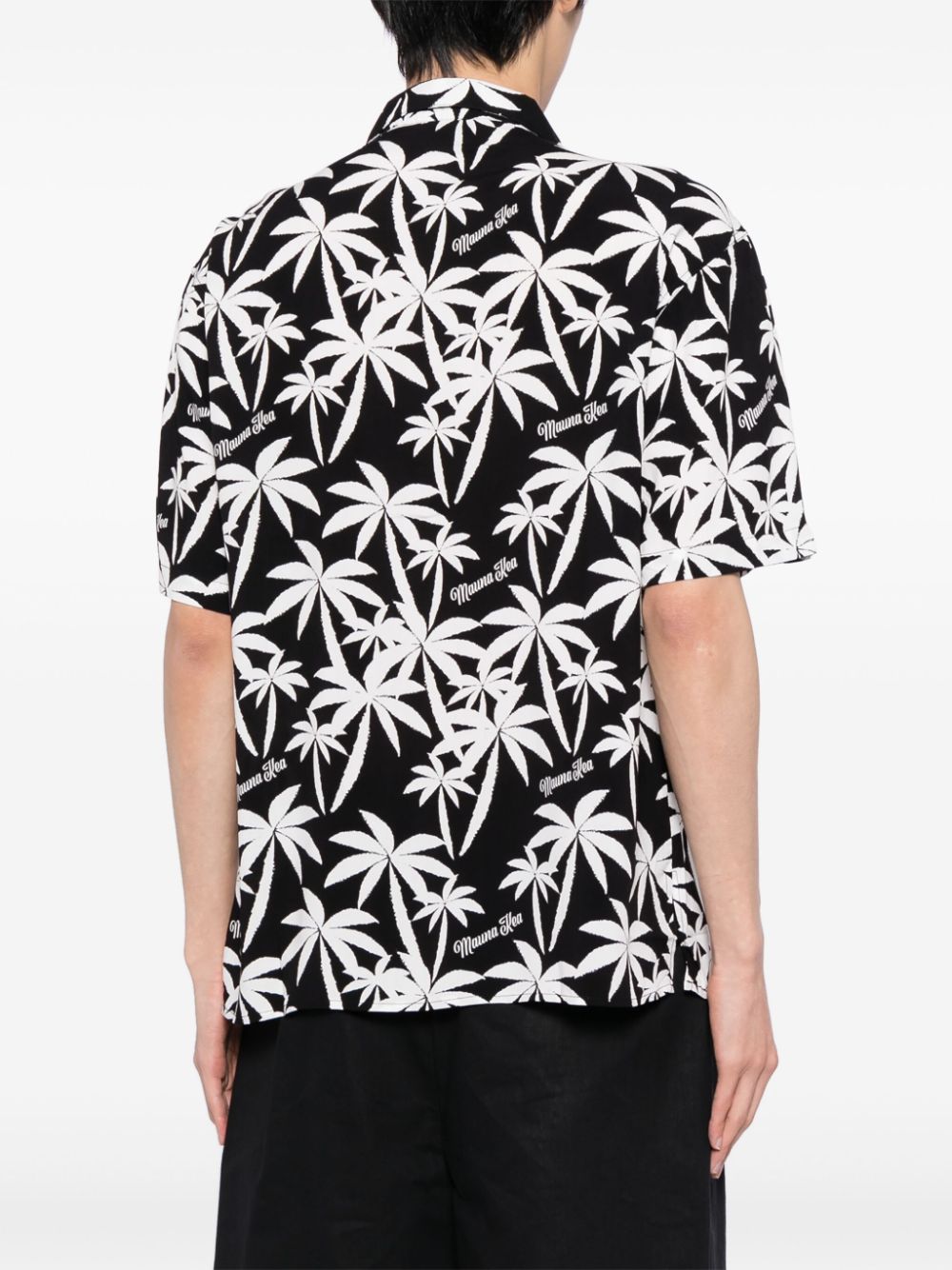 Shop Mauna Kea Palm Tree-print Shirt In 黑色