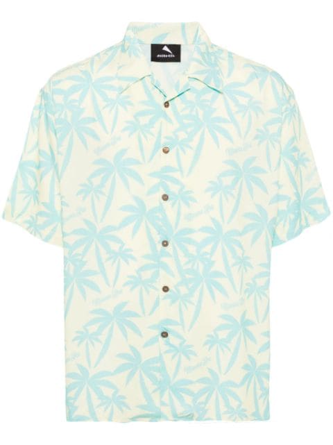 Mauna Kea palm tree-print shirt