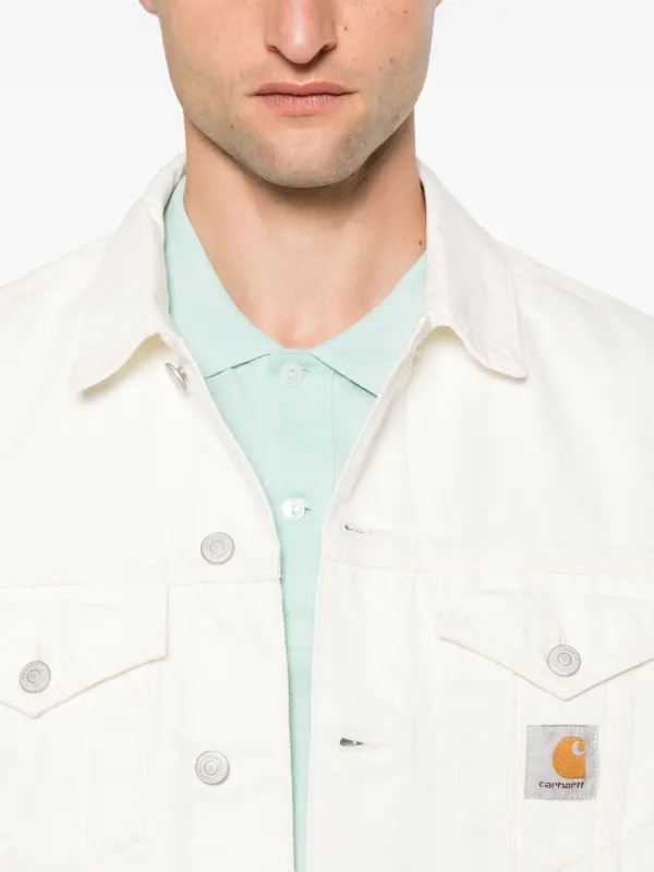 Carhartt white denim jacket best sale