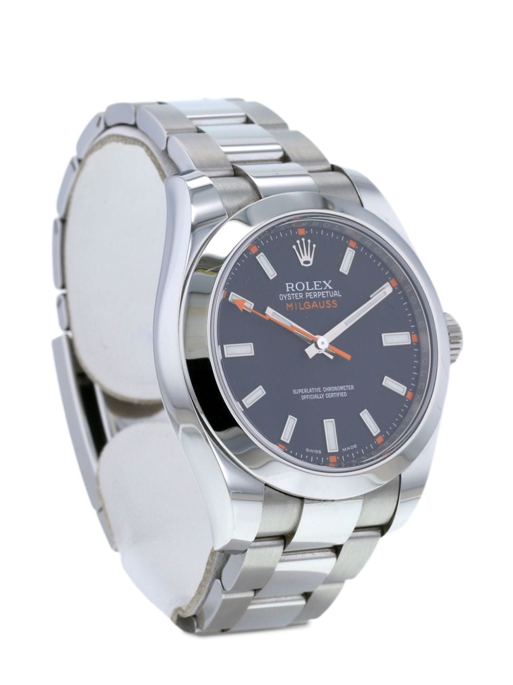 Pre-owned Rolex 2015  Milgauss 40mm In 黑色