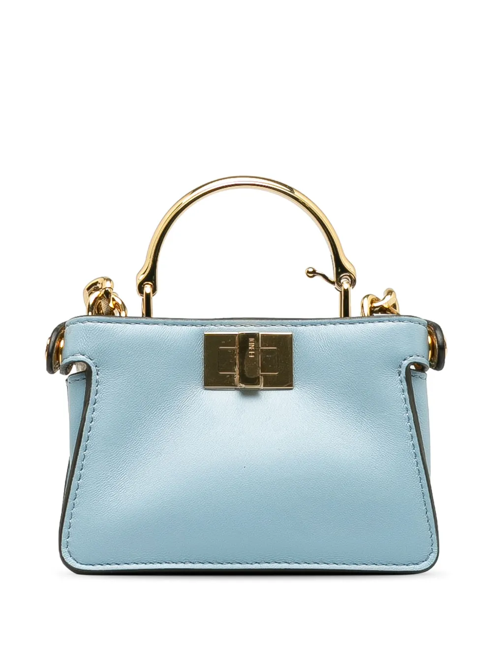 Fendi Pre-Owned 2015-2023 Nano Peekaboo two-way bag - Blauw