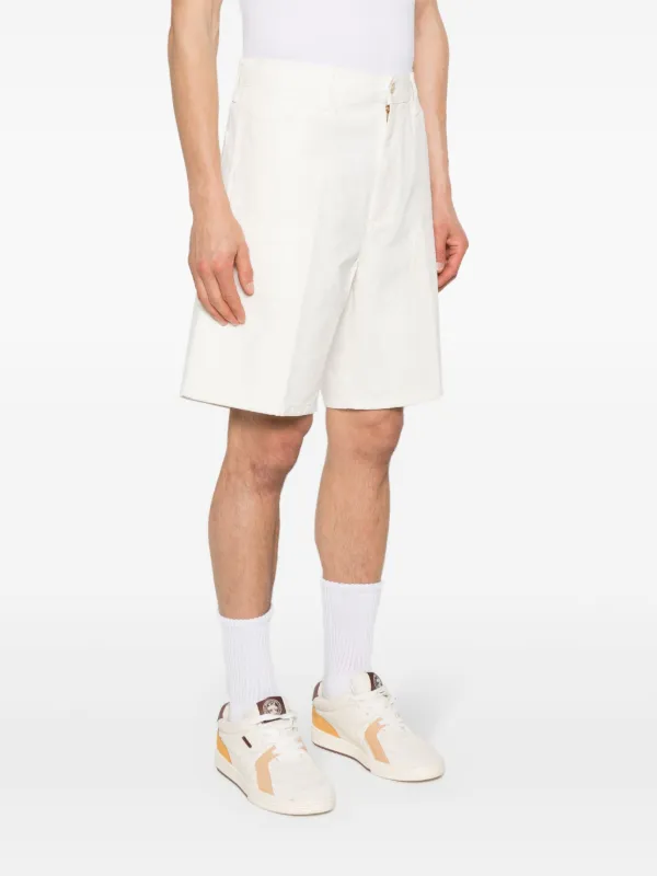 Carhartt WIP Double Knee Cotton Shorts | White | FARFETCH