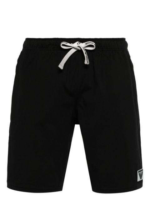 Emporio Armani appliqué-logo cotton shorts