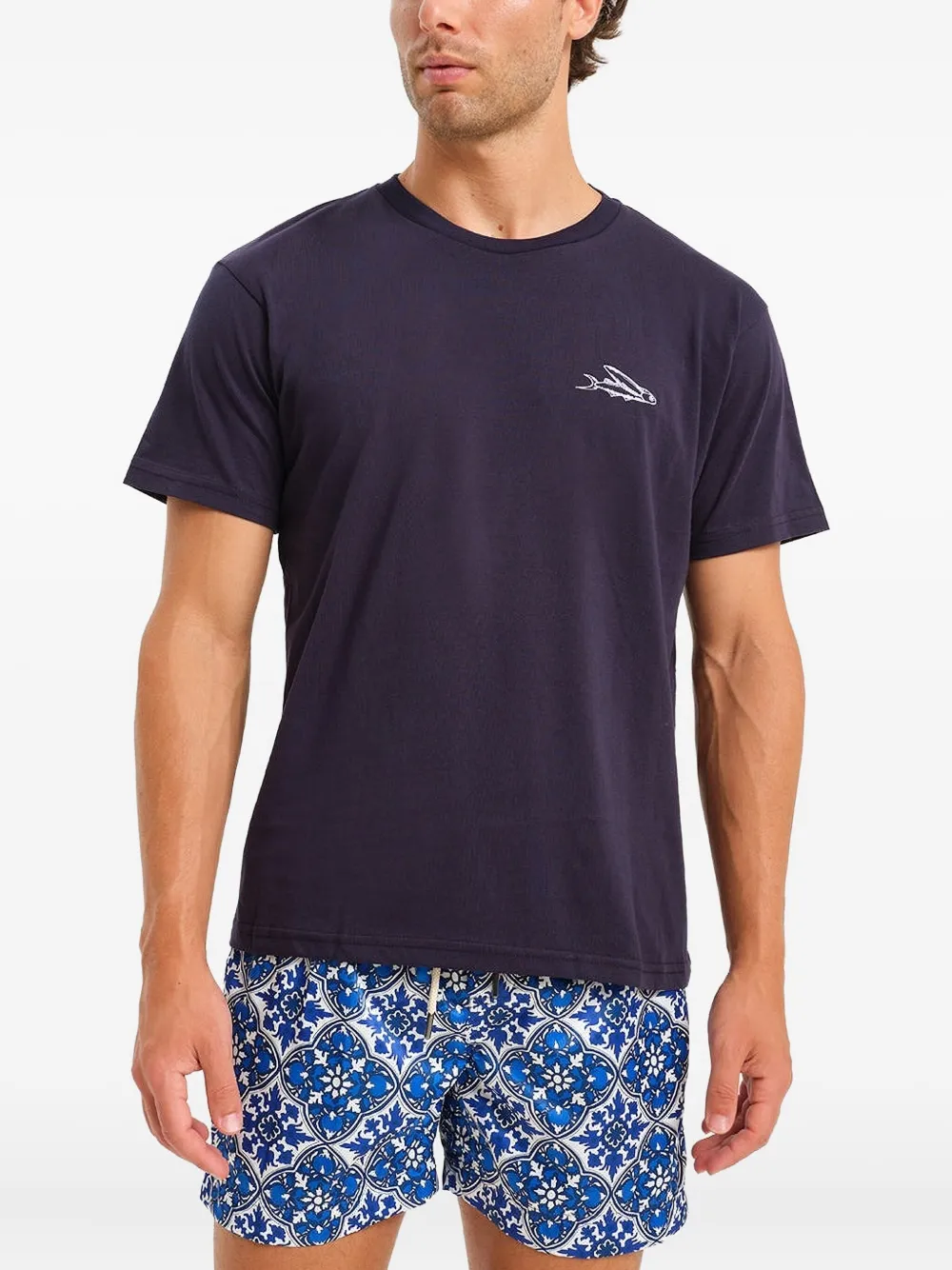PENINSULA SWIMWEAR cotton T-shirt | Blue | Image 1