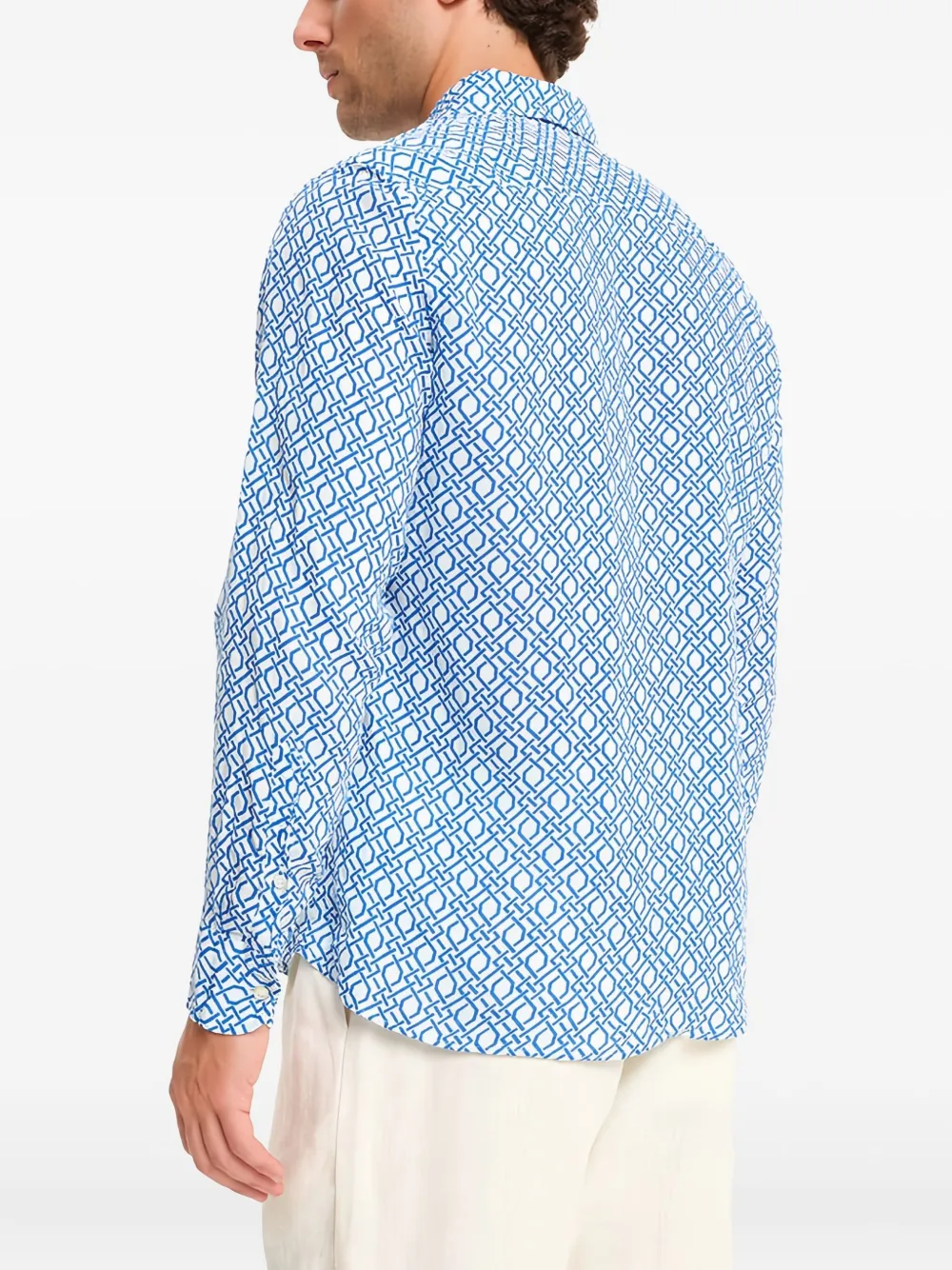 PENINSULA SWIMWEAR geographic-pattern shirt | Image 2