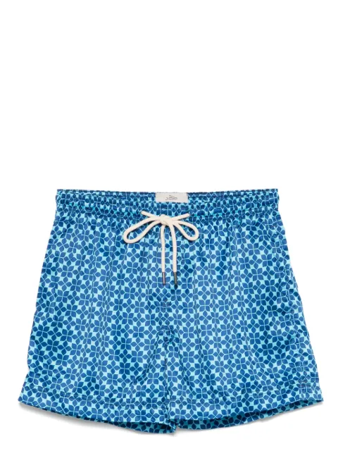 PENINSULA SWIMWEAR شورت سباحة بطبعة هندسية