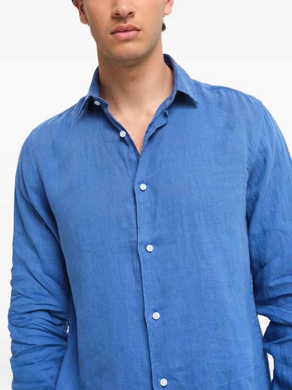 PENINSULA SWIMWEAR Linnen overhemd Blauw