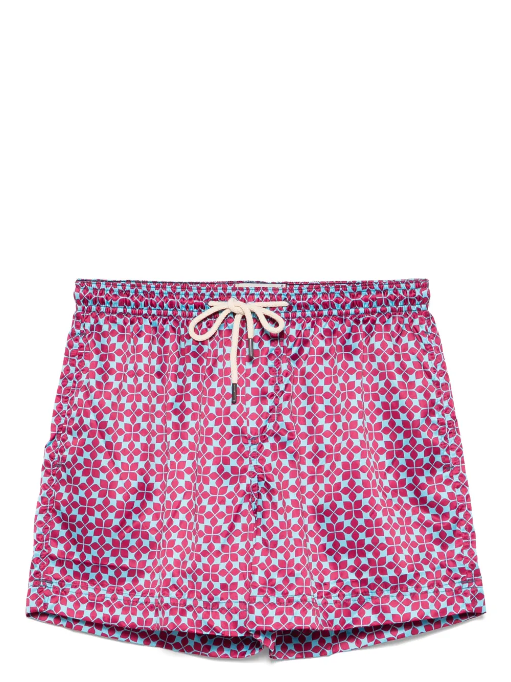 Peninsula Swimwear Geometric-print Swim Shorts In Blau
