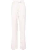 Alexander McQueen straight-leg tailored trousers - Pink