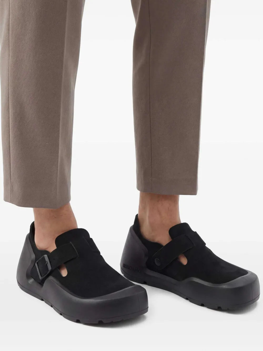 Birkenstock Reykjavik buckle-fastening Slippers | Black | FARFETCH ZA
